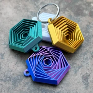 Hexagon Fidget Sleutelhanger